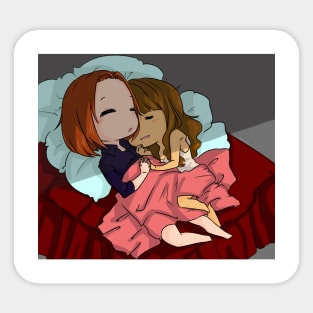 Cuddly WayHaught Sticker